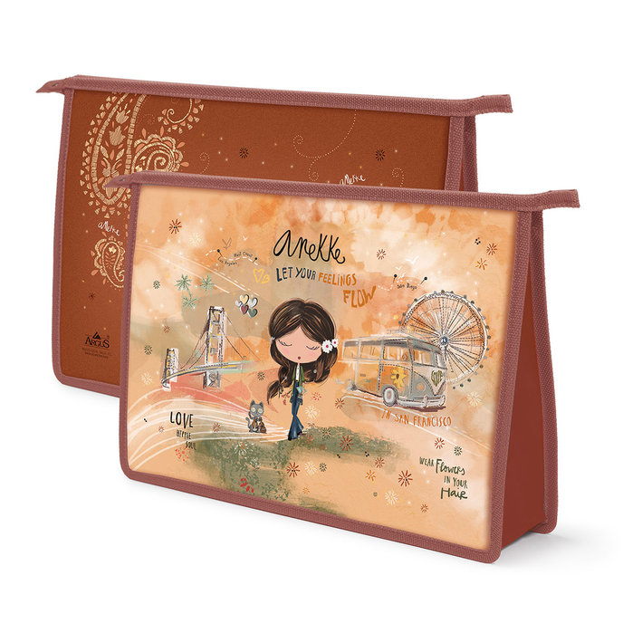 1663-0411 Obal se zipem A4+ lic. Anekke