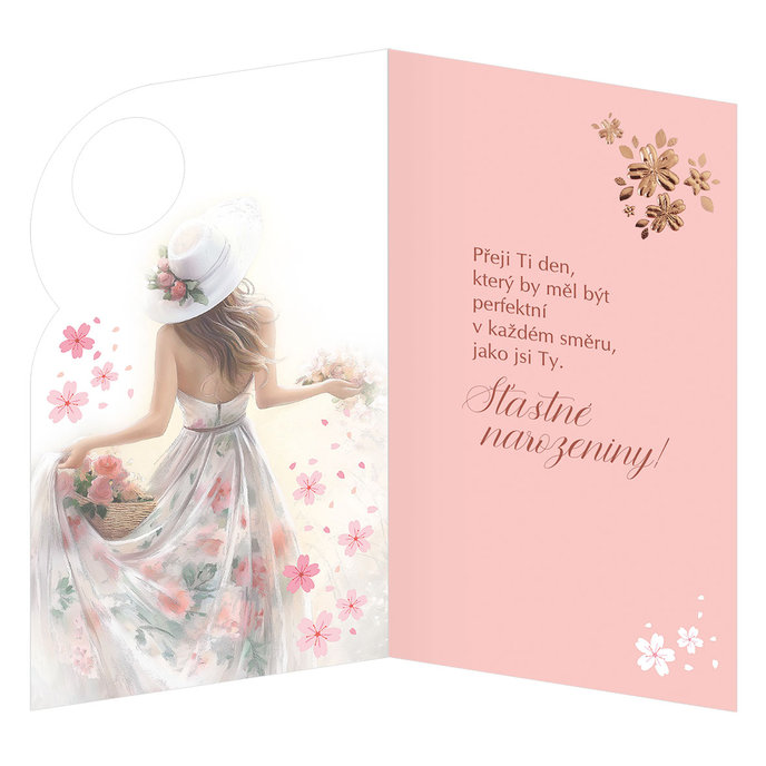 15-6582 Blahoprajná karta gratulační CZ
