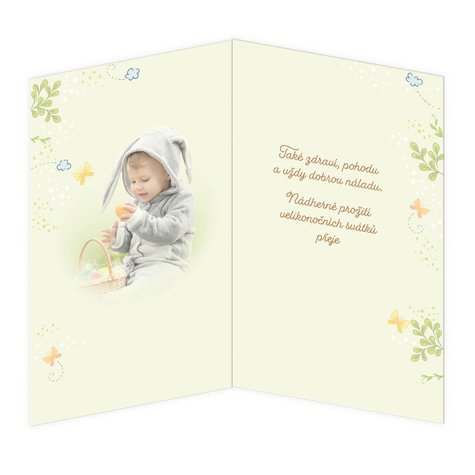 12-695 Velikonoční přání CZ
