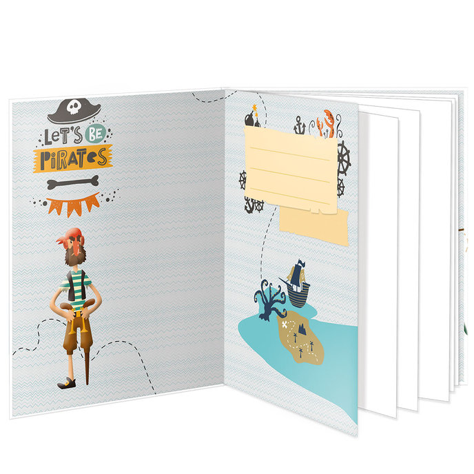 1432-0363 Památník 13,5x17,5 cm Let’s be Pirates