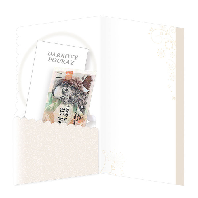 19-634 Blahopřání s klopou na peníze - CZ/Křtiny