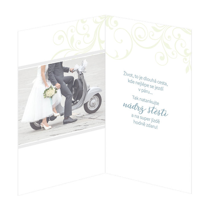 13-6100 Blahopřání svatební CZ