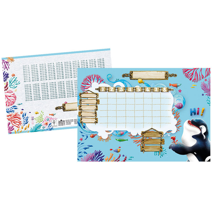 1960-0000 Rozvrh hodin, mix 24ks