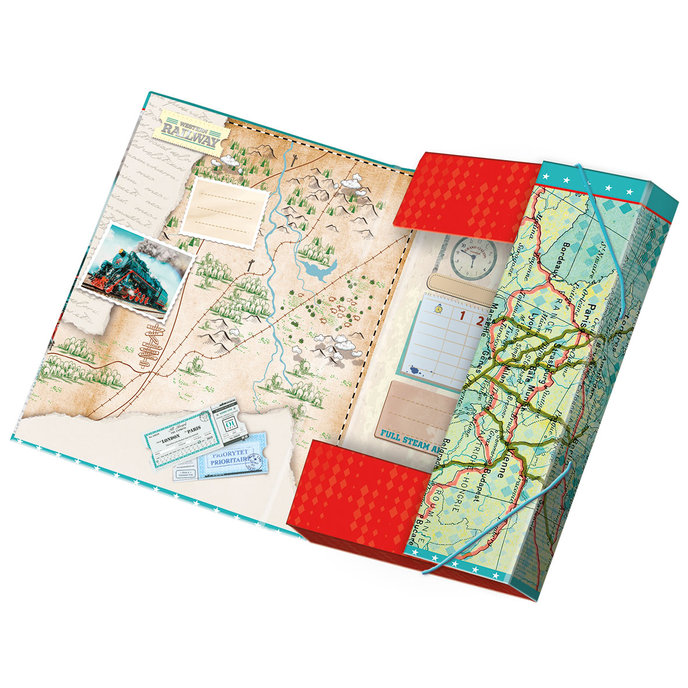 1241-0305 Box na sešity A5 Train