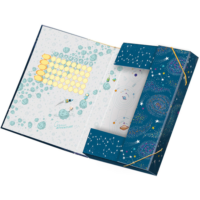 1231-0428 Box na sešity A4 Cosmic adventure