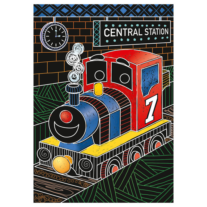 1936-0001 Kreativní sada - Škrabací obrázky