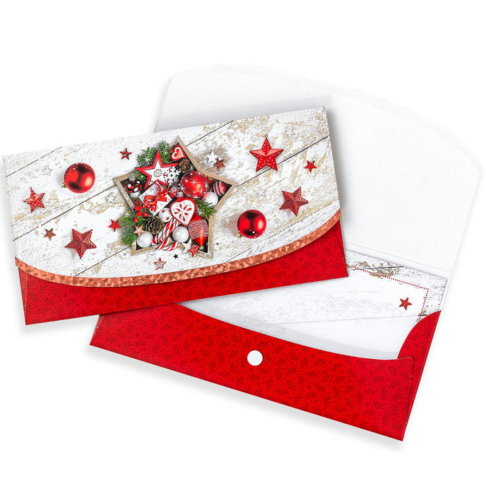 91-6012 Obálka na voucher, vánoční