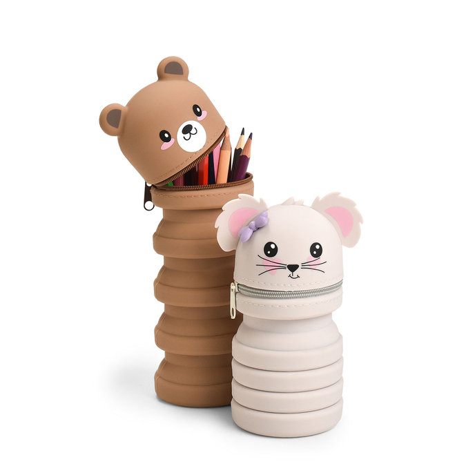 1870-8003 Silikonový penál, mix 8 ks