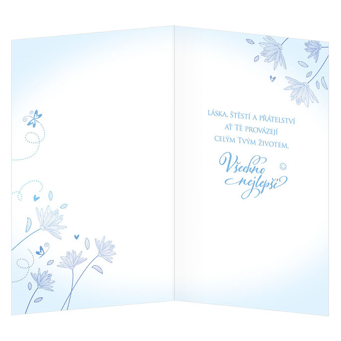 15-6537 Blahoprajná karta gratulační CZ
