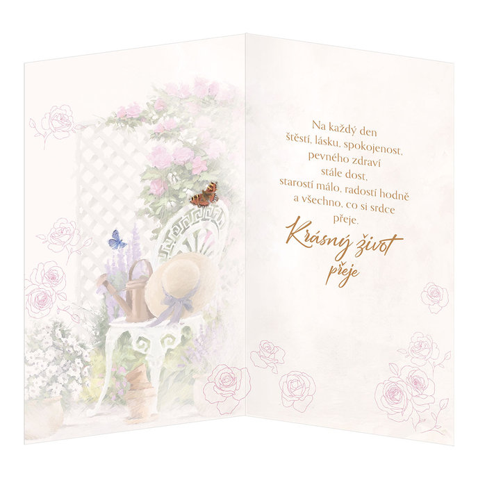 15-6519 Blahoprajná karta gratulační CZ/50