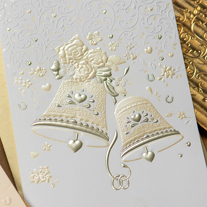13-432A Wedding greeting card CZ