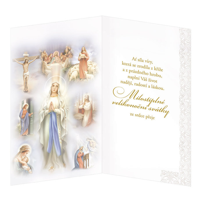 12-6010 Velikonoční přání CZ