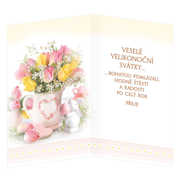 12-6014 Velikonoční přání CZ