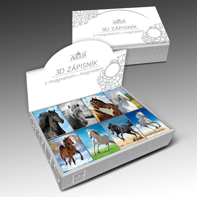 1116-0004 Trhací zápisník s magnetem 3D efekt