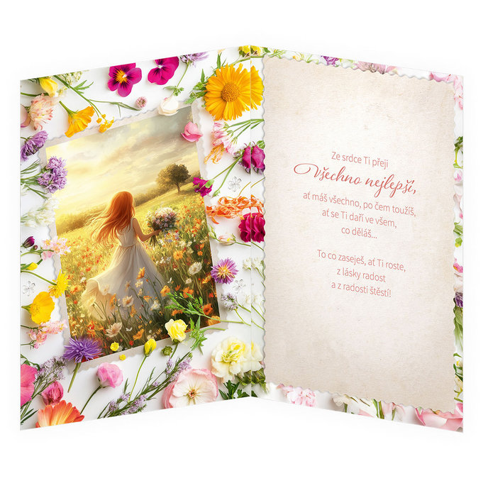 75-8027 Přání gratulační hudební CZ