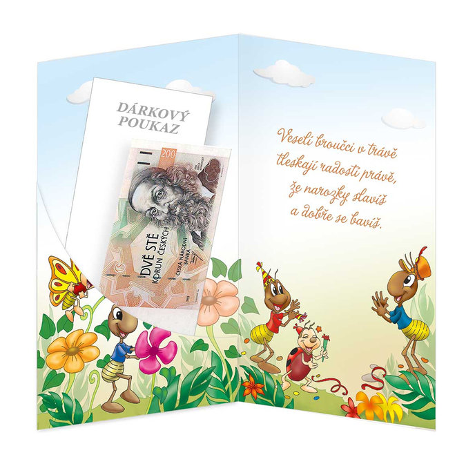 17-6029 Blahopřání dětské klopa CZ