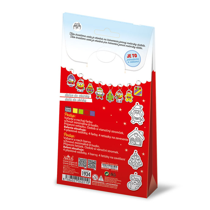 1934-0001 Creative set - paint a Christmas ornament