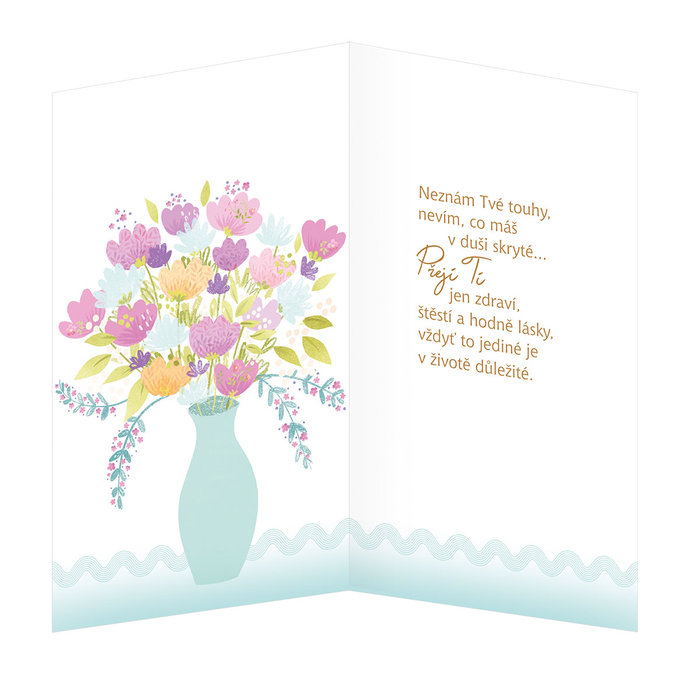 15-6459 Blahopřání gratulační  CZ