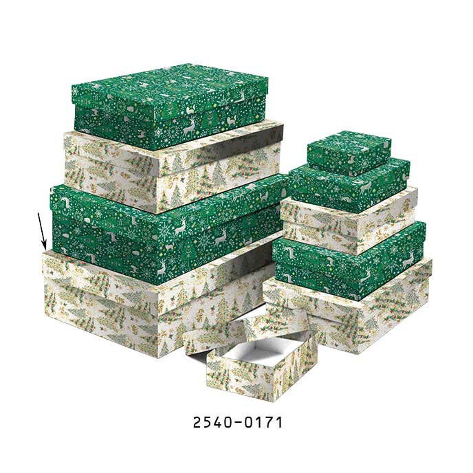 2540-0171 Dárková krabice 26,4x17,6x7,3cm /2500-8171/