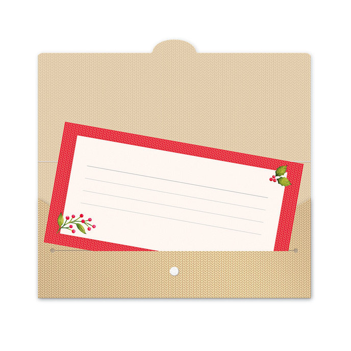 81-6056 Obálka s kartičkou, vánoční