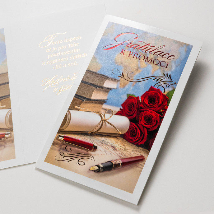 18-6007 Graduation greeting card CZ