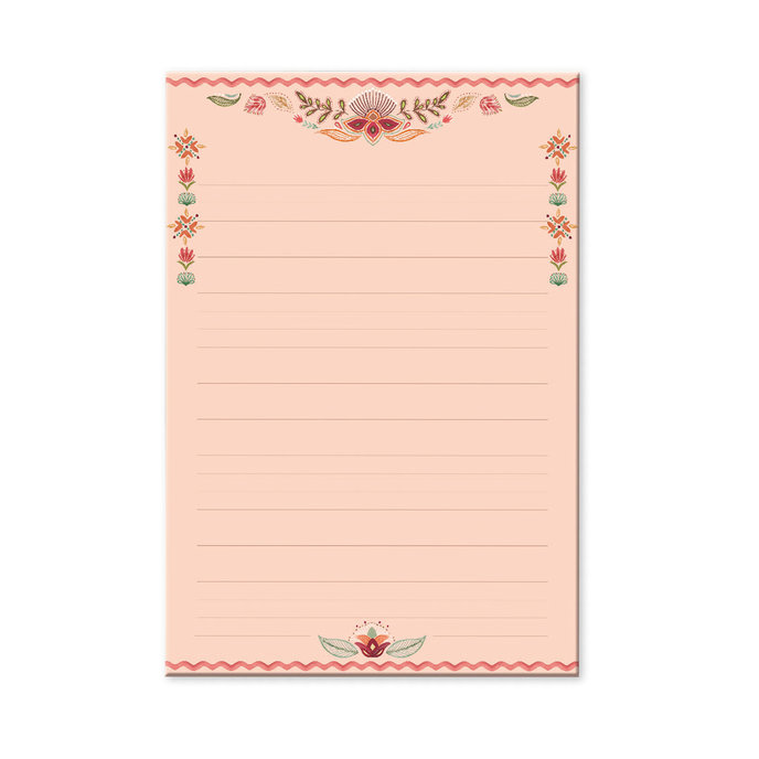 1051-0389 Writing paper Floral Scape