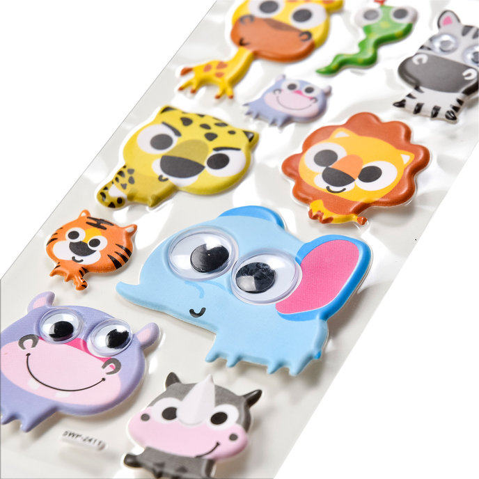 2604-0004 Decorative Stickers Funny & Puffy