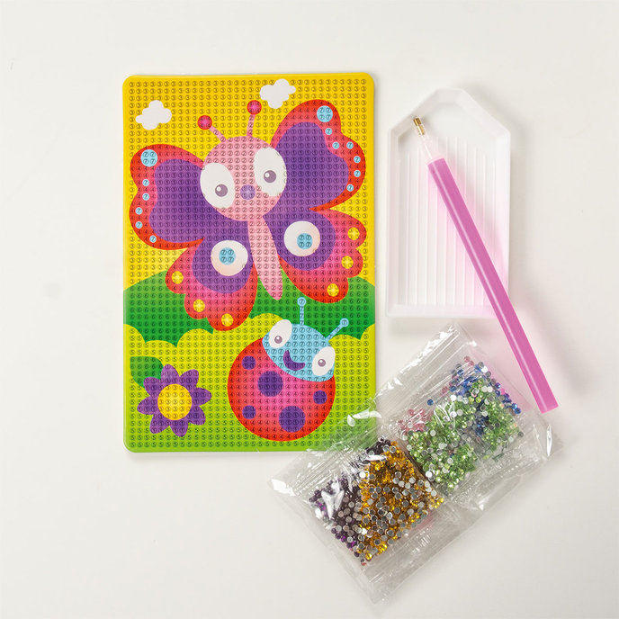 1935-0004 Kreativní sada - Mozaika z barevných kamínků