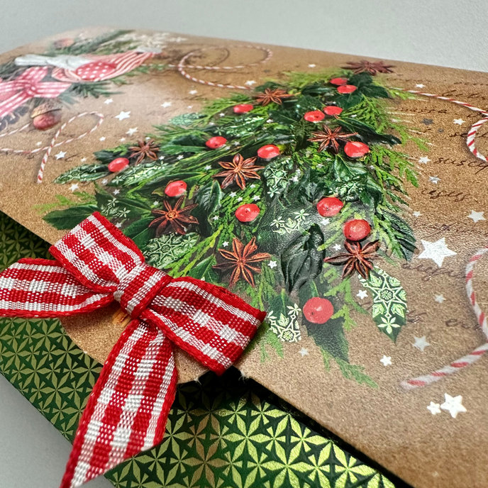 81-6036 Obálka s kartičkou, vánoční