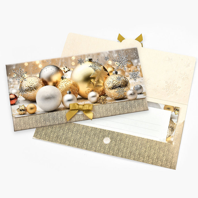 81-6047 Obálka s kartičkou, vánoční
