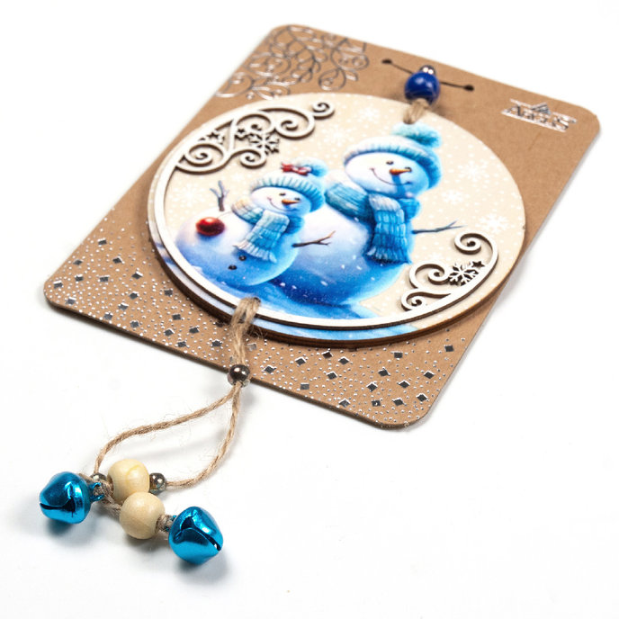 2357-1007 Vánoční dřevěná dekorace