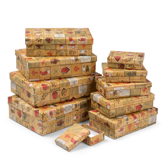 2500-1185 Dárková krabice, set 10ks