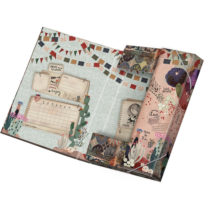 1230-0331 School folder A4 lic. Anekke