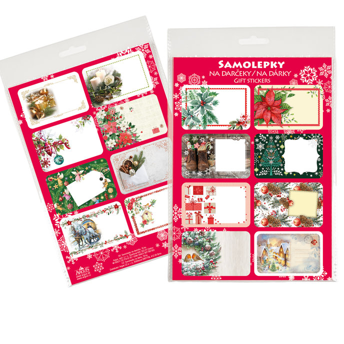1002-1007 Samolepky na dárky