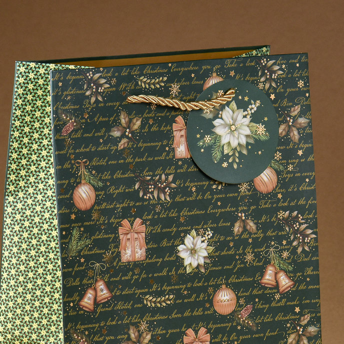 0849-0167 H Dárková taška vánoční LUX