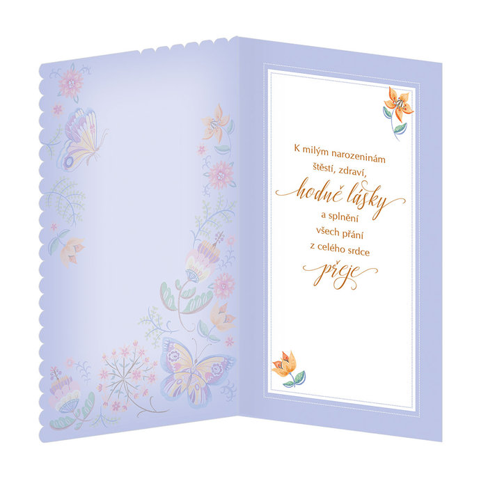 15-6478 Blahopřání gratulační  CZ