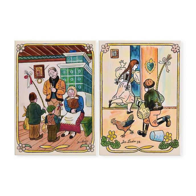 0612-0284 Easter postcard LADA