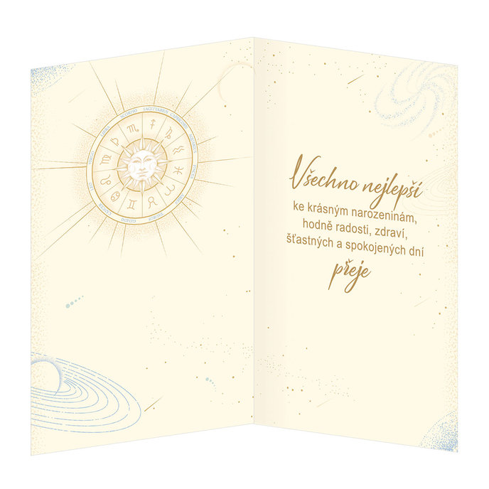 15-6484 Blahopřání gratulační zvěrokruh CZ BLÍŽENCI