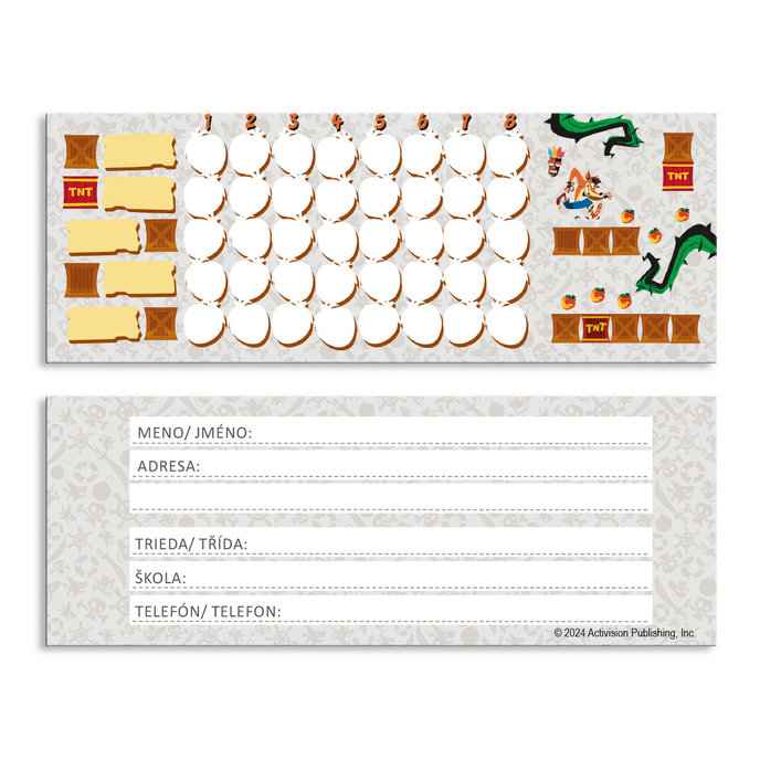 1847-0391 Penál oválný lic. Crash Team Rumble