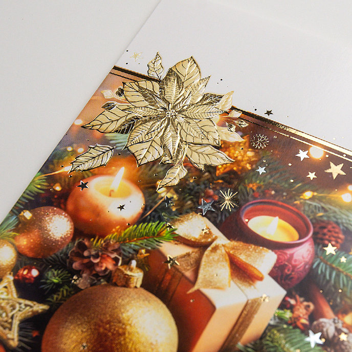 11-6553 Vánoční přání s kapsou na peníze CZ