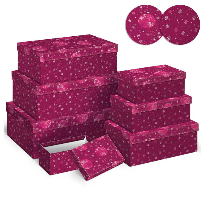 2500-1179 Dárková krabice, set 7 ks