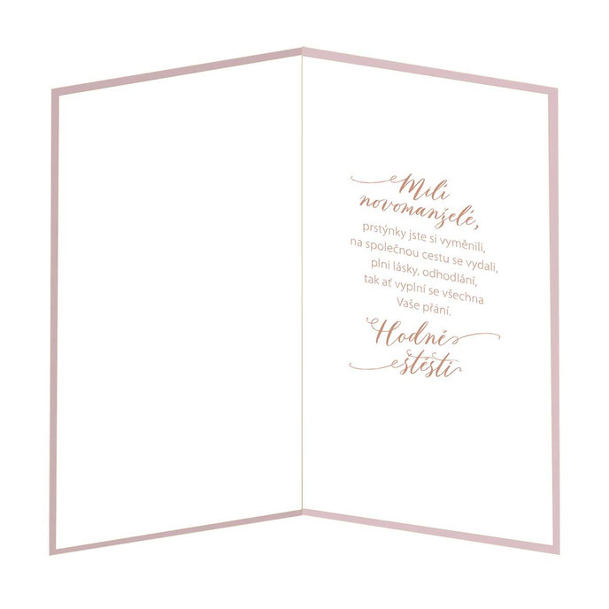 13-431B Blahopřání svatební CZ