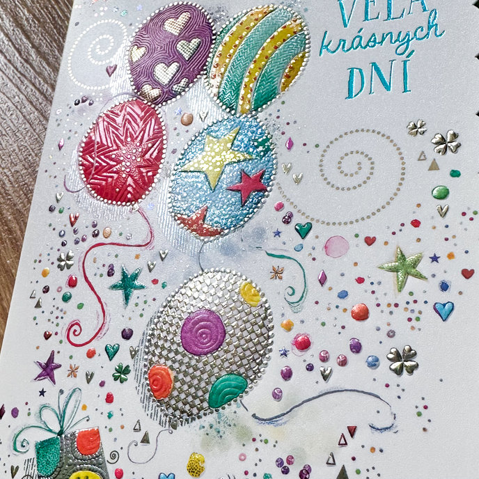 15-6534 Blahopřání gratulační klopa na peníze CZ/18