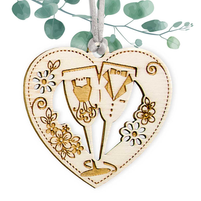 2355-3002 Dřevěná dekorace