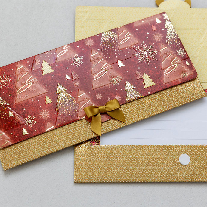 81-6044 Obálka s kartičkou, vánoční