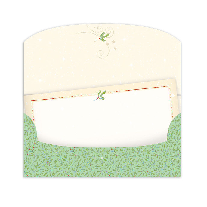 91-6010 Obálka na voucher, vánoční