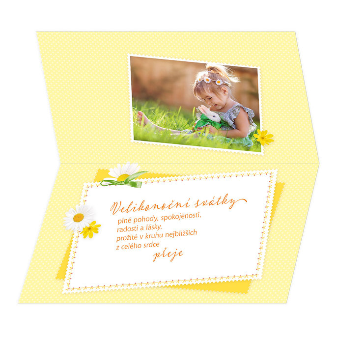 12-687 Easter greeting card CZ