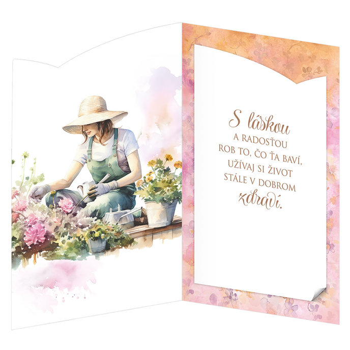 15-6587 Blahopřání gratulační  CZ/50