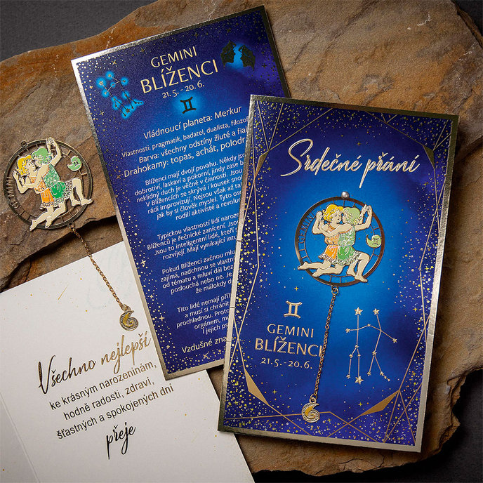 15-6484 Blahopřání gratulační zvěrokruh CZ BLÍŽENCI