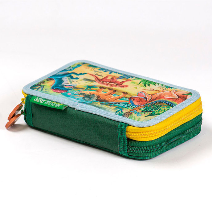 1849-0388 Penál dvoupatrový Jurassic ADVENTURE